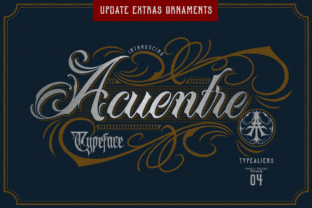 Acuentre: A Vintage Blackletter Font