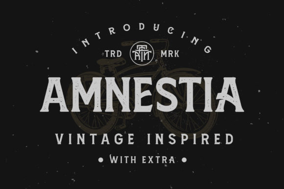 Amnestia Font: Vintage Elegance for Crafters