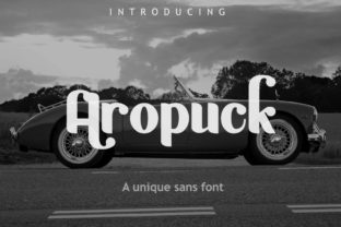 Aropuck: A Vintage Sans Serif for Artful Design