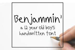 Benjammin: A Handwritten Sans Serif for Business