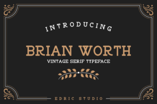 Brian Worth Font: Vintage Charm for Web Design