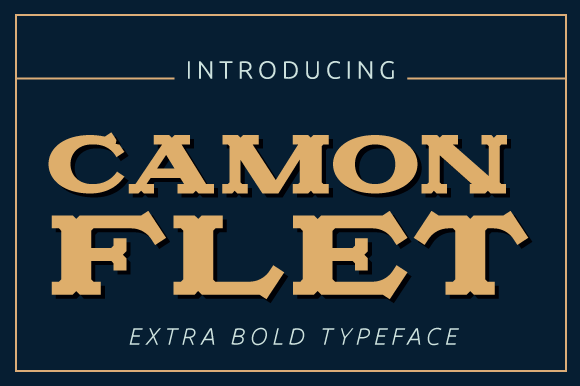 Camonflet: A Bold Serif for Editorial Impact