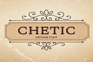 Chetic Font: Vintage Serif for Web Design
