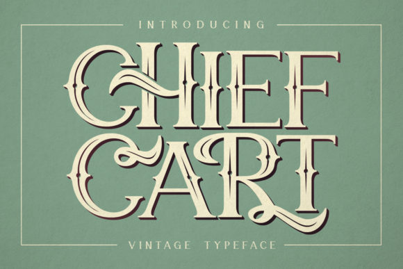 Chief Cart: A Bold Font for Business Branding