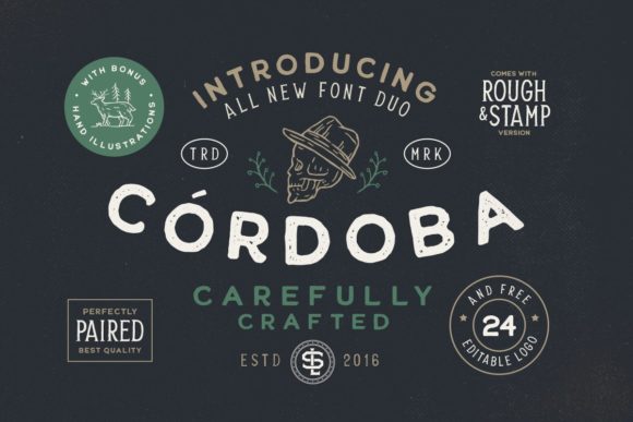 Cordoba: A Rustic Font for Bold Branding