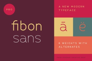 Fibon: A Clean Font for Creative Projects