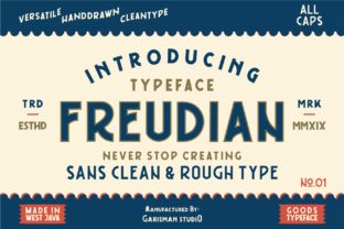 Freudian: A Vintage Font for Polished Branding
