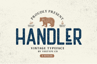Handler Font: Vintage Style for Crafters