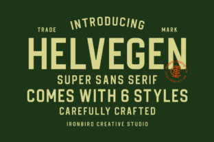 Helvegen: A Bold Vintage Sans Serif for Web Design