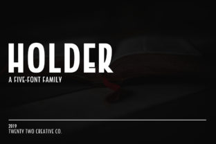 Holder Family: A Font for Creative Campaigns