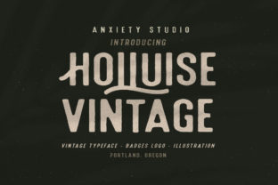 Holluise Vintage: A Nostalgic Sans Serif Font