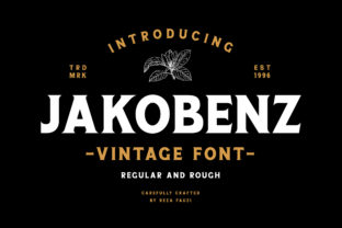 Jakobenz: A Vintage Serif Font for Creative Campaigns