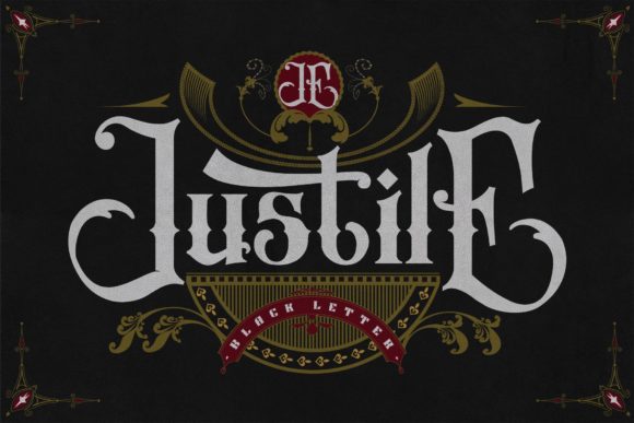 Justile: A Refined Blackletter Font for Digital Branding