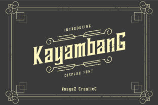 Kayambang: A Bold Sans Serif for Editorial Design