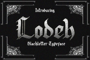 Lodeh: A Bold Font for Business Branding