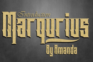 Marqurius: A Vintage Font with Timeless Appeal