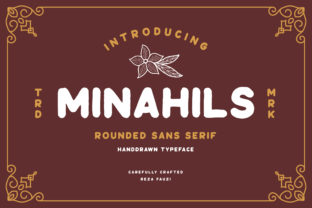 Minahils: A Vintage Hand-Drawn Font