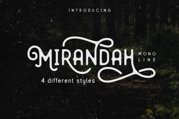 Mirandah Family Font