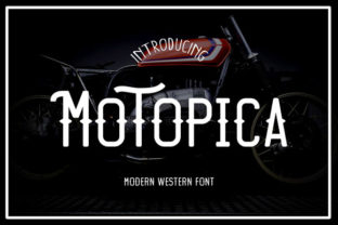 Motopica: A Vintage Font with a Modern Edge