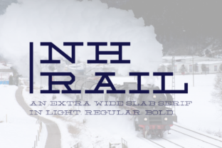 NH Rail: A Bold Slab Serif for Editorial Design
