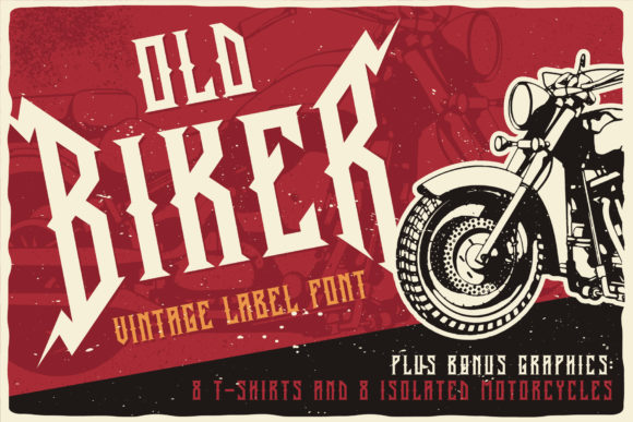 Old Biker Font: Bold Blackletter for Creative Projects