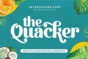Quacker Font: A Stylish Sans Serif for Editorial Design