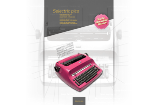 Selectric Pica: A Vintage Typewriter Font
