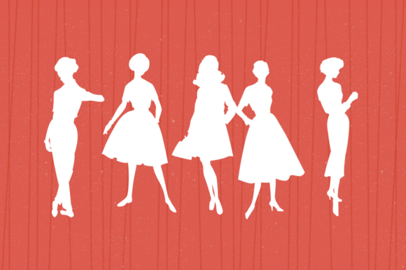 Sewing Patterns 3: Vintage Font for Business