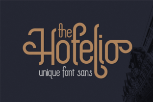 The Hotelio: A Vintage Sans Serif for Web Design