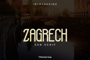 Zagrech: A Vintage Sans Serif Font